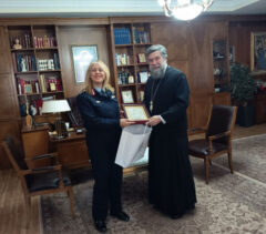 Εθιμοτυπική επίσκεψη της νέας Γεν. Αστυνομικής Διευθύντριας της Περιφέρειας Κεντρικής Μακεδονίας στον Σεβ. Μητροπολίτη Σερρών (11/03/2026)